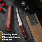 TAN REN 7-Inch Stainless Steel Boning Knife, Meat Cutting Knife - Image 6