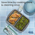 GoodCook Everyday Divided Sheet Pan 1-Inch Deep 2-Section Non-Stick - Image 5