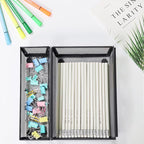 Mesh Tray Silverware Drawer Organizer, Utensil Cutlery Tray Office Supplies - Image 4