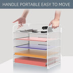 Supeasy 5 Trays Paper Organizer Letter Tray - Image 7