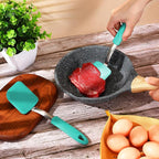 Silicone Cookie Spatula Turner 2 Pack Mini Brownie Spatula Flexible Kitchen - Image 7