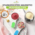 Spring Chef Magnetic Stainless Steel Measuring Cups, Kitchen Tools - Image 2