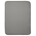 InterDesign 41141 Solid Large 24" x 18" Mat Black by iDesign