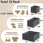 Simple Houseware Foldable Drawer Organizer - Image 2
