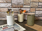 TOPYOKK Stoneware Coffee Bar Utensil Holder Tea & Coffee Spoon & Stirrer Holder - Image 3