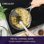 Circulon A1 Series w/ ScratchDefense Nonstick Induction Straining Sauce Pan - Image 8