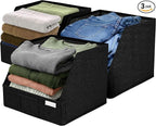 VIVIDECOR Open Front Trapezoid Closet Bins 12x12x10 – Closet Shelf Organizer by VIVIDECOR
