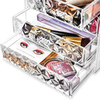 Sorbus Acrylic Makeup Organizer Set, 7-Drawer Vanity & Countertop Cosmetic - Image 8