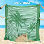 WIWIGO Beach Blanket Waterproof Sandproof Beach Mat 79" X 83"/10'x9'for 2-8 - Image 4