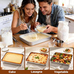 LIANYU 2 Pack Stainless Steel Baking Pan - Image 6