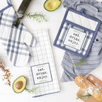 DII Home Sweet Farmhouse Kitchen Collection, Potholder/Oven Mitt/Dishtowel Set - Image 3