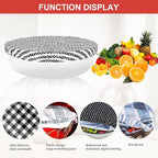 10Pcs Reusable Bowl Covers In 5 Size, Stretch Cloth Fabric Dish Cover Kitchen - Image 3