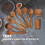 Teak Wooden Spoons for Cooking - Image 5