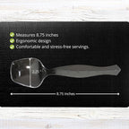 PARTY BARGAINS Disposable Clear Plastic Serving Spoons 8.75″ – Heavy-Duty Clear - Image 2