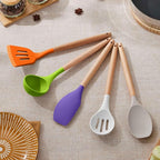Herogo 5-Piece Cooking Utensils Set, Silicone Kitchen Utensils Set - Image 9