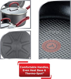 T-fal Ultimate Hard Anodized Nonstick Cookware Set 12 Piece, Oven Broiler Safe - Image 5