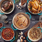 Zulay Kitchen 6 Quart Enameled Cast Iron Dutch Oven Pot - Image 3