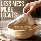 Superbaking 2 pcs Banneton Bread Proofing Basket, Sourdough Starter Kit - Image 7