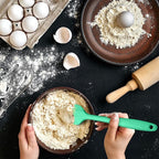 Silicone Spatula 3‑Piece Set Heat Resistant 600°F Non‑Stick Rubber Spatulas - Image 5
