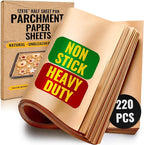 220 PCS Parchment Paper Baking Sheets, 12x16 Inches by Baker's Signature | by BakersSignature
