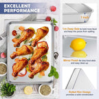 16 Inch Baking Sheet Pan with Rack Set, Joyfair Stainless Steel Toaster Oven - Image 3