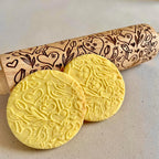 LOVE BIRDS Embossing Rolling Pin – Laser Engraved Dough Roller - Image 9