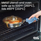 GoodCook Stainless Steel Deep Saute Pan 10.25-Inch, Oven-Safe to 500F & - Image 7
