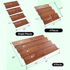 Tinamo Acacia Wooden Spice Rack Organizer - Image 3