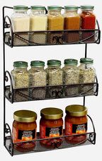 Deco Brothers 3 Tier Wall Mounted Hanging Spice Rack - Image 5