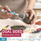 Spring Chef Stainless Steel Magnetic Measuring Spoons Set - Image 3