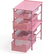 Simple Houseware Stackable 2 Tier Sliding Basket Organizer Drawer - Image 5
