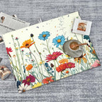 Butterfly Flowers Dish Drying Mat 18x24 Inch, Microfiber Absorbent Fast Dry Mat - Image 7