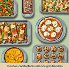 Pyrex 8-Piece Metal Bakeware Set, Lightweight Stainless Steel Baking Trays - Image 6