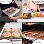 KITCHENATICS Small Quarter Sheet Baking Pan - Image 5