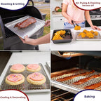 KITCHENATICS Aluminum Baking Pan Half Sheet - Image 5