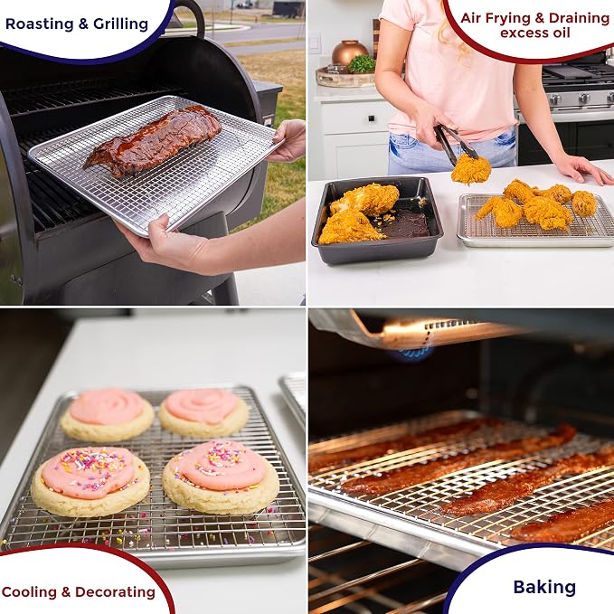 KITCHENATICS Aluminum Baking Pan Half Sheet - Image 5