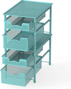 Simple Houseware Stackable 2 Tier Sliding Basket Organizer Drawer - Image 4
