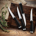 Hampton Forge Epicure–4PieceSteak KnifeSet–Black - Image 3