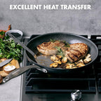 GreenPan Canterbury 10 Piece Cookware Pot and Pans Set, Hard Anodized PFAS-Free - Image 6