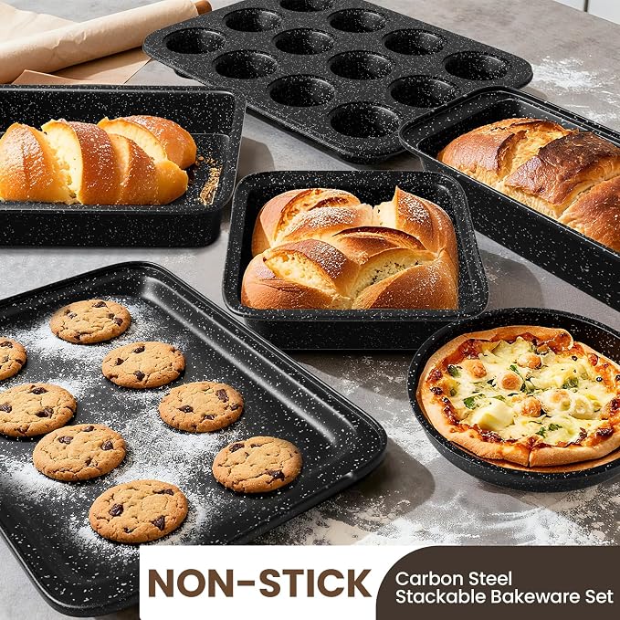 Pots and Pans Set Non Stick, 31 Piece Kitchen Induction Cookware & Bakeware Set - Image 4