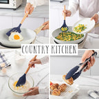 Country Kitchen Non Stick Silicone Utensil Set - Image 6