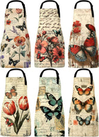 Bencailor 6 Pcs Spring Kitchen Aprons by Bencailor