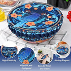 5 Pieces Bowl Covers Reusable, 5 Size Elastic Cloth Bowl Covers - Image 7