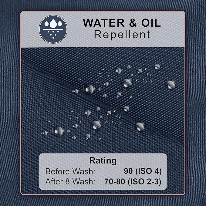 RUVANTI Work Aprons for Men, Oil & Water Repellent, PolyCotton Cross Back - Image 2