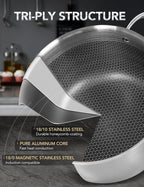 MICHELANGELO Tri-ply Stainless Steel Stock Pot, Heavy Duty Stockpot - Image 2