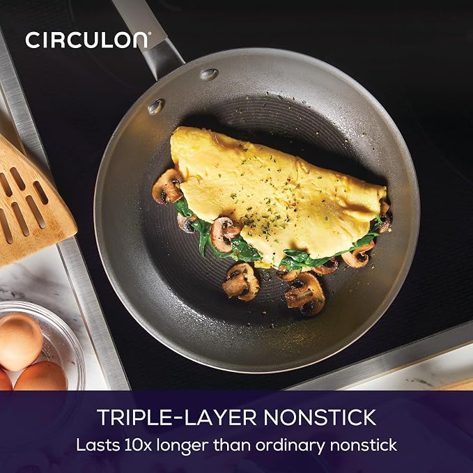Circulon Premier Professional Hard Anodized Nonstick Cookware Induction Pots - Image 6