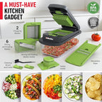 Mueller Pro-Series 10-in-1, 8 Blade Vegetable Chopper, Onion Mincer, Egg Slicer - Image 7