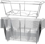 COMFICOVE 12 Pack Chafing Wire Rack Buffet Stand Chrome Frame by COMFICOVE