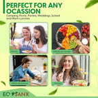 ECOSANX® 300 PCs Wooden spoons for eating, 6.5" Splinter Free small disposable - Image 4