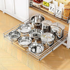 Pull out Cabinet Organizer, Heavy Duty Smooth Sliding Under Cabinet Shelves - Image 2